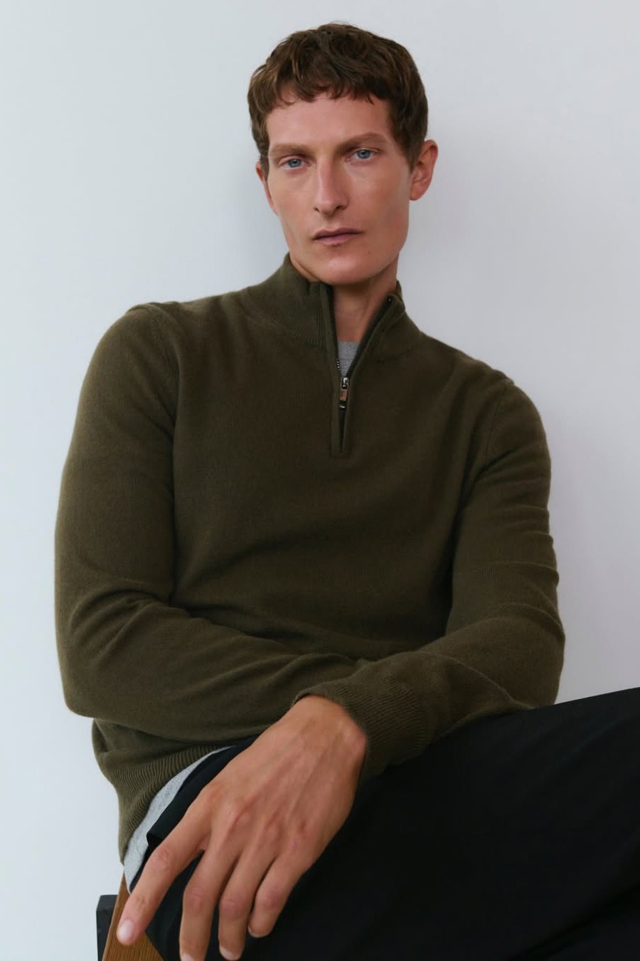 Finest Cashmere 1/4 Zip Jumper