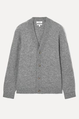 Ribbed Wool-Blend Cardigan from COS