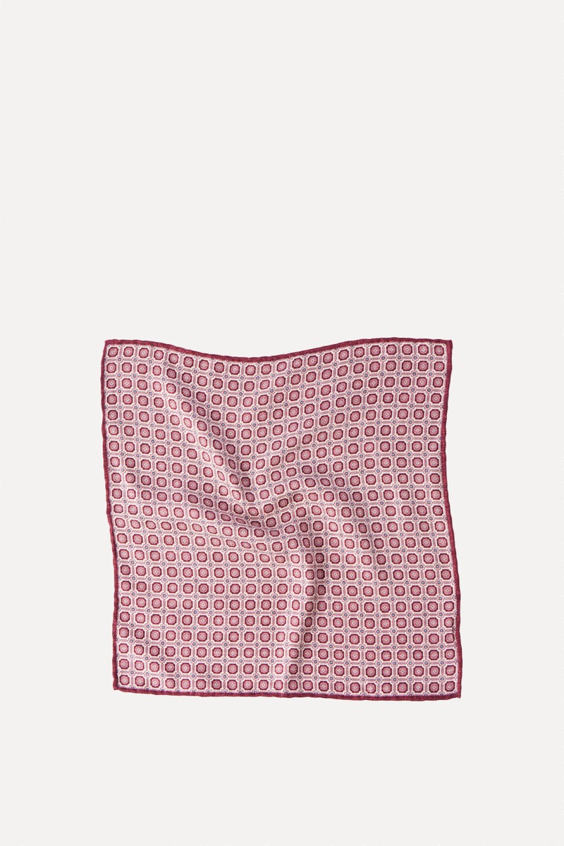 Printed Silk Pocket Square from BRUNELLO CUCINELLI