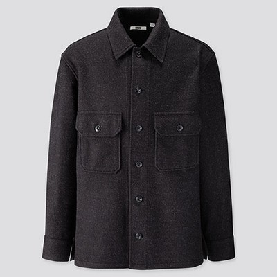 Long Sleeved Fleece Shirt Jacket