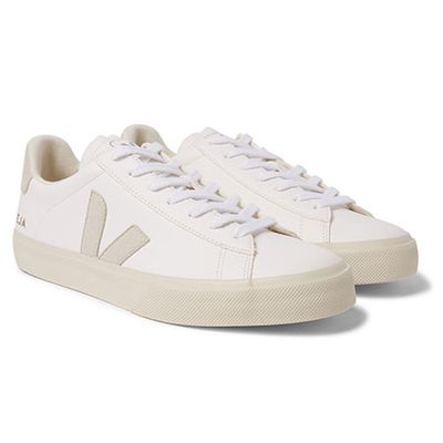 Campo Suede-Trimmed Leather Sneakers from Veja