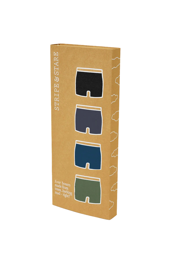 Set Of 4 Boxers from Stripe & Stare