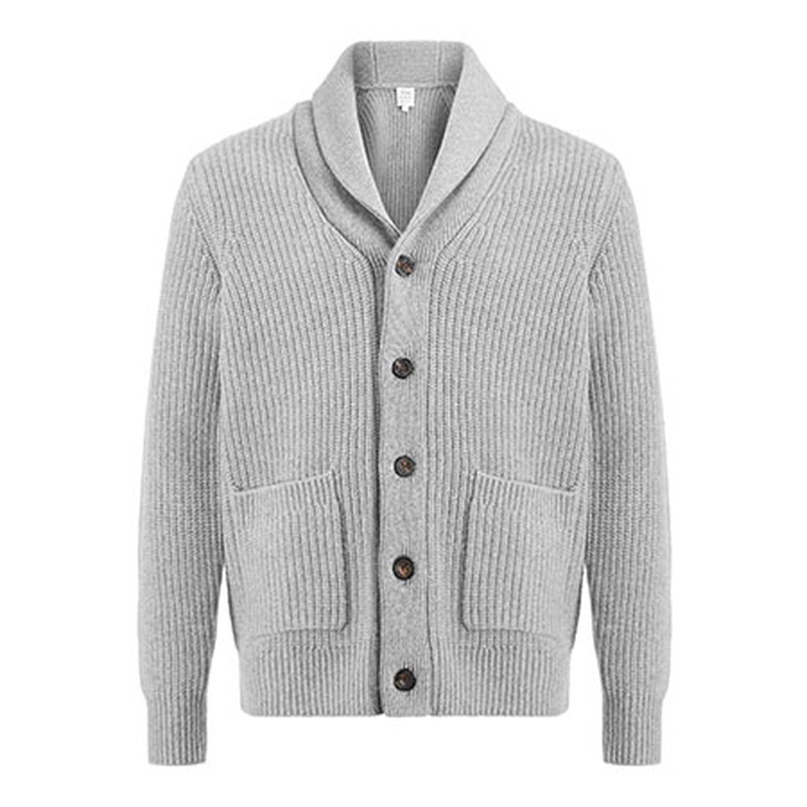 Wool Cashmere Shawl Collar Cardigan from  John Lewis & Partners