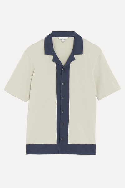 Pure Supima® Cotton Colour Block Polo Shirt