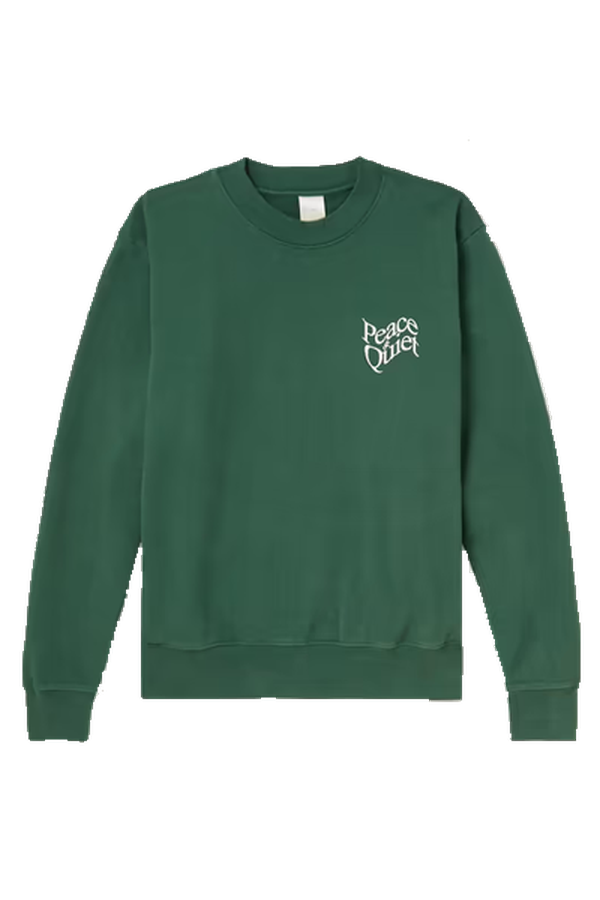 Logo-Print Cotton-Jersey Sweatshirt from Museum Of Peace & Quiet