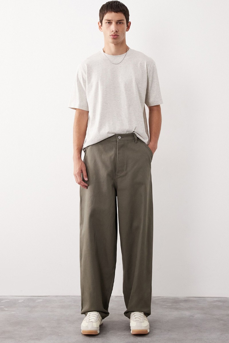 AC-B-254 Tapered Barrel Trousers