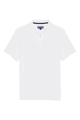 Organic Cotton Pique Polo Shirt Solid