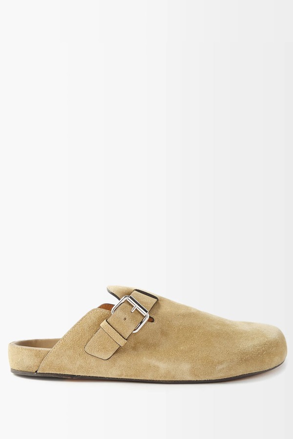 Mirvinh Suede Backless Loafers from ISABEL MARANT
