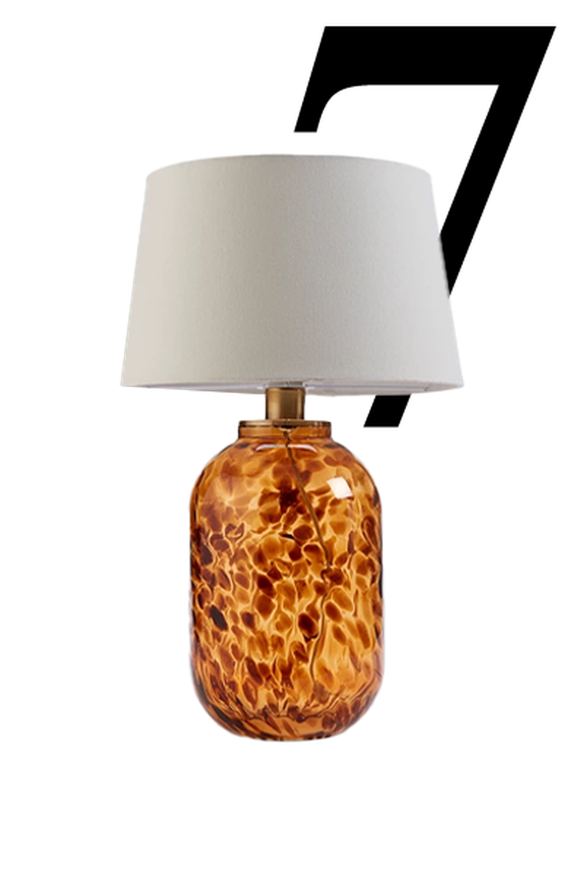 Tortoiseshell Glass Table Lamp from John Lewis