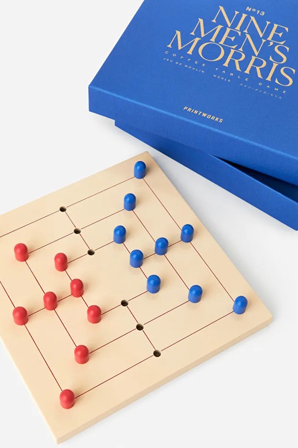 Nine Men's Morris Board Game from PRINTWORKS