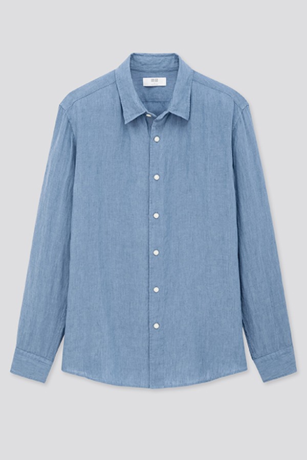 Premium Linen Regular Fit Shirt from Uniqlo