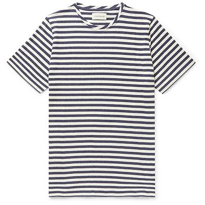 Striped Cotton T-Shirt from Oliver Spencer