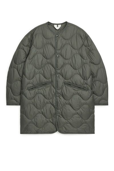 Quilted Down Liner Coat