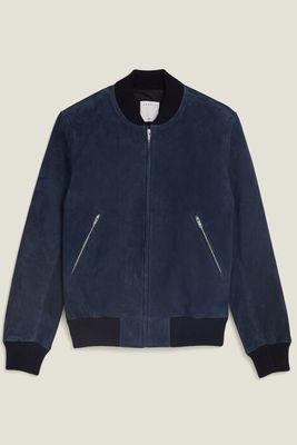 Suede Zipped Jacket from Sandro