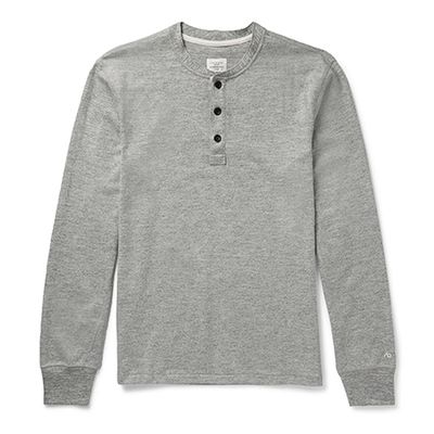 Slim-Fit Mélange Henley T-Shirt from Rag & Bone