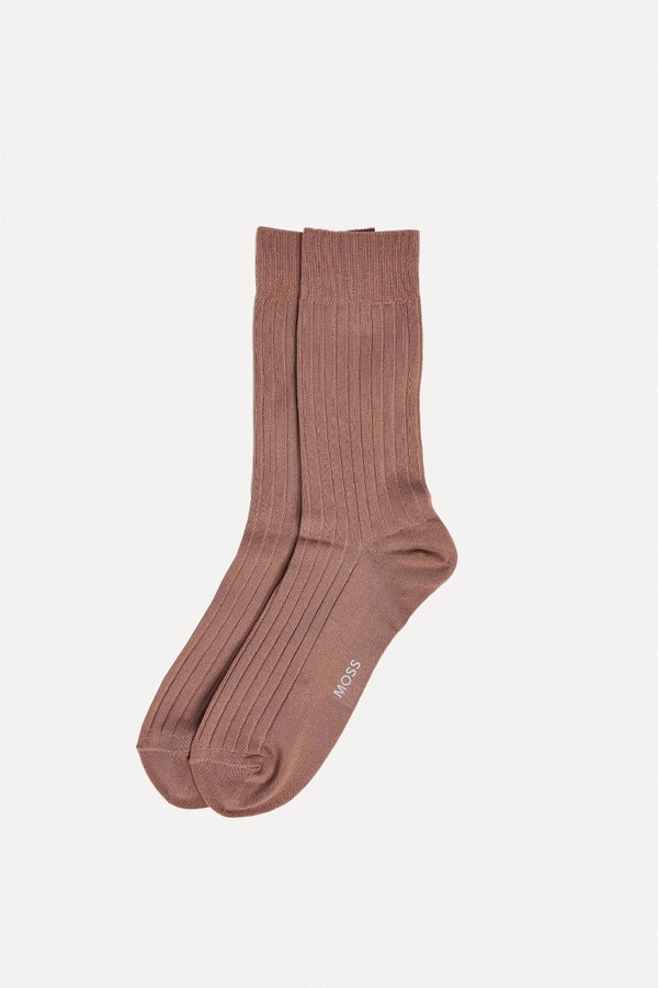 Fine Ribbed Socks