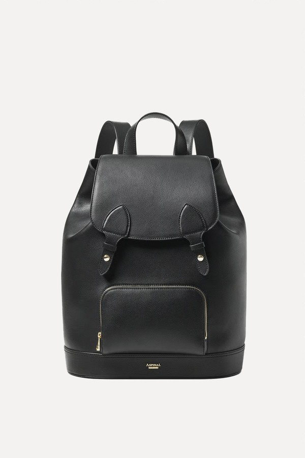 Reporter Leather Backpack from Aspinal Of London