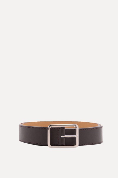 100% Leather Belt from Mango