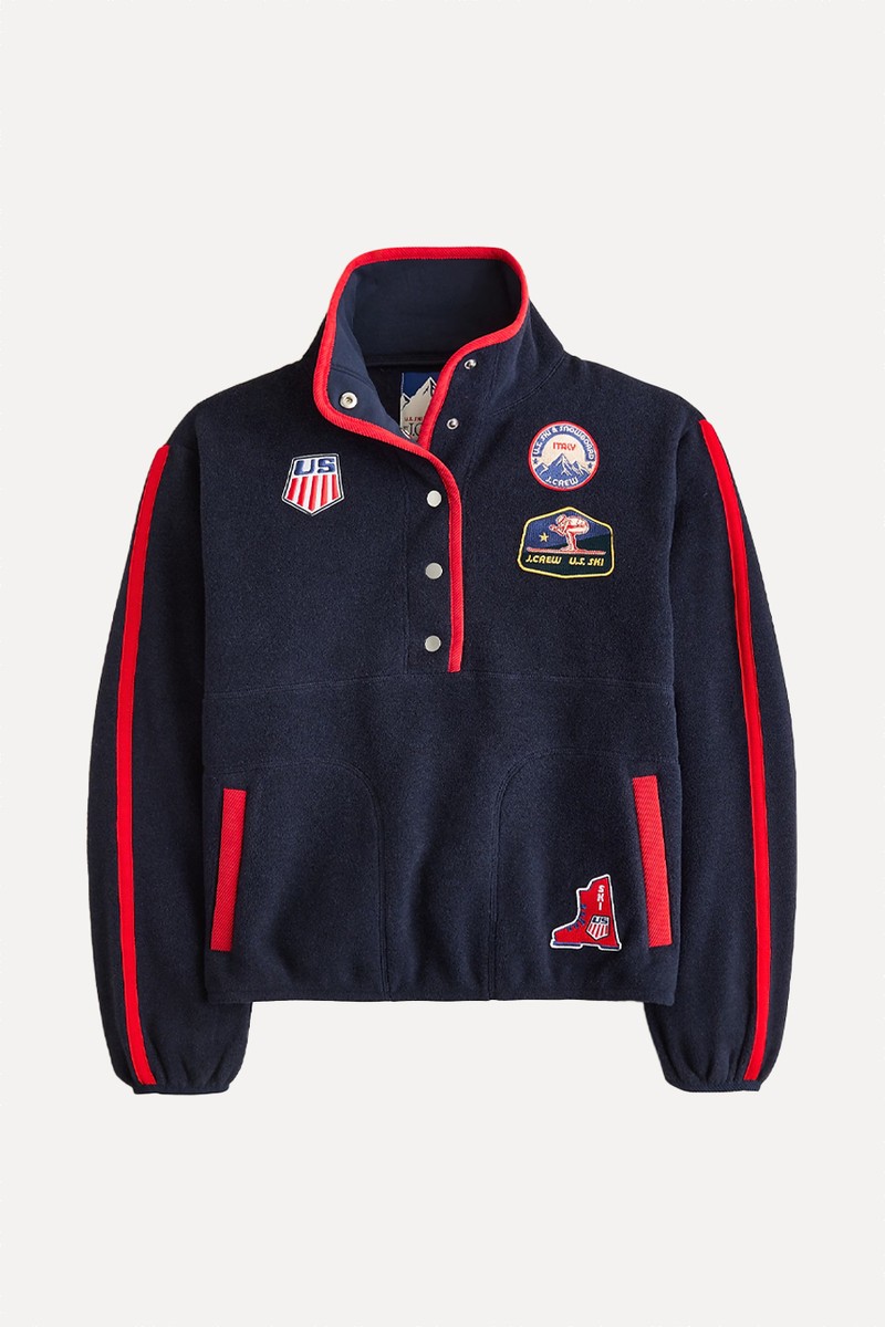 Warm-Up Fleece Pullover from J.Crew