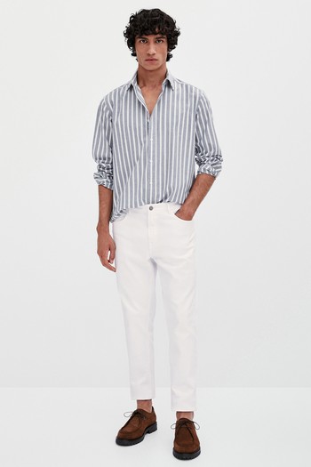 Slim-Fit Wide Striped Shirt, £49.95