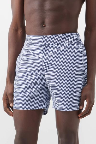 Copacabana Wave-Print Swim Shorts from FRESCOBOL CARIOCA 