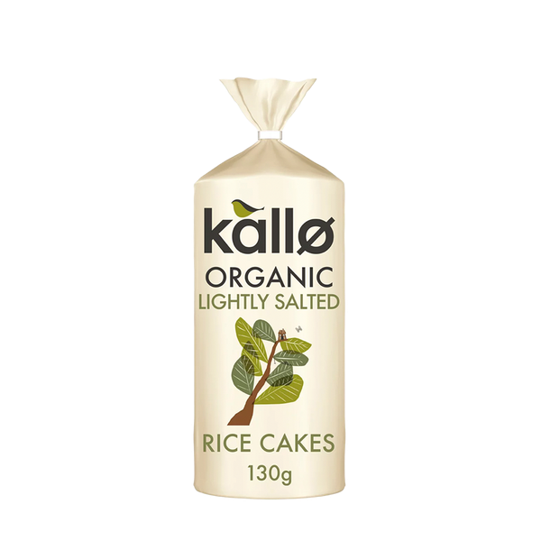 Thick Slightly Salted Rice Cakes from Kallo Organic