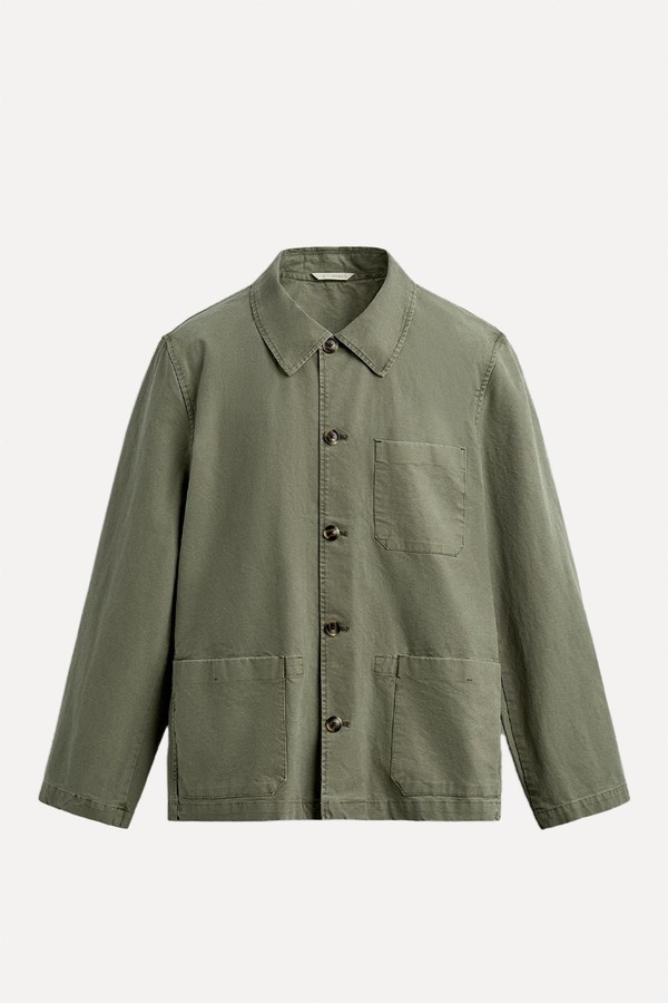 Washed Regular Fit Overshirt