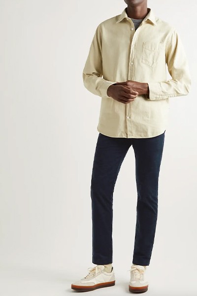 Theo Straight-Leg Cotton-Corduroy Chinos from NN07