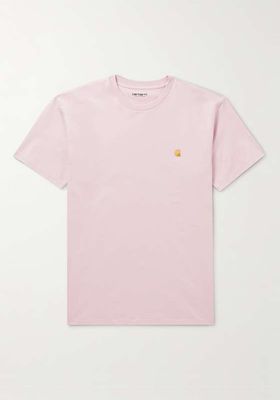 Logo-Embroidered Cotton-Jersey T-Shirt