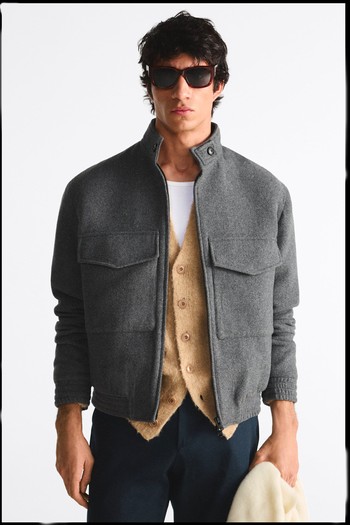 Wool Blend Bomber, £89.99 | ZARA