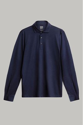 Long-Sleeved Polo Shirt from Boggi