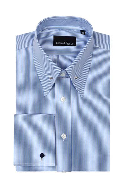 Bengal Stripe Pin Collar Shirt