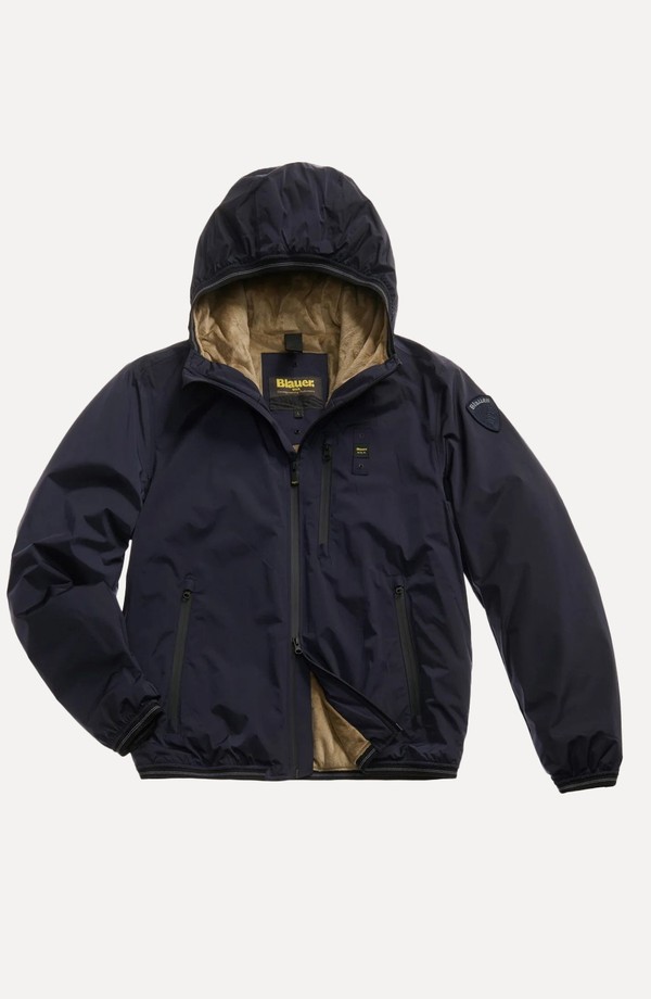 Jacket With Eco Fur Interior Devon