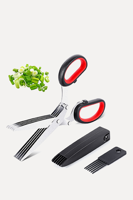 Mastrad Herb Scissors - 5-Blade Stainless Steel Herb Shears