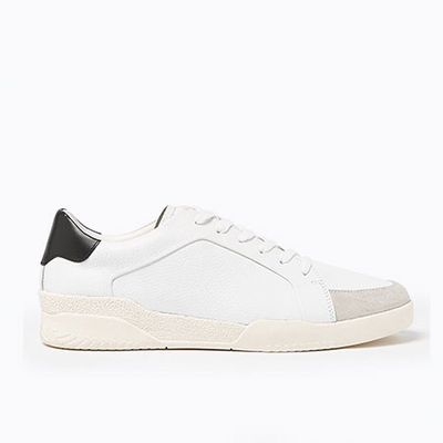 Leather Retro Trainers