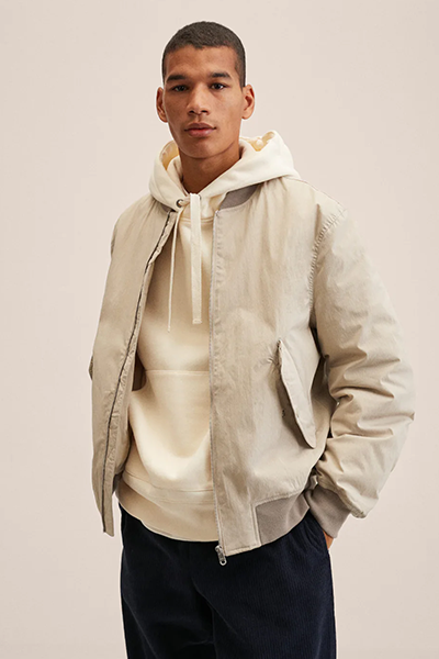 Lightweight Bomber Jacket from Mango