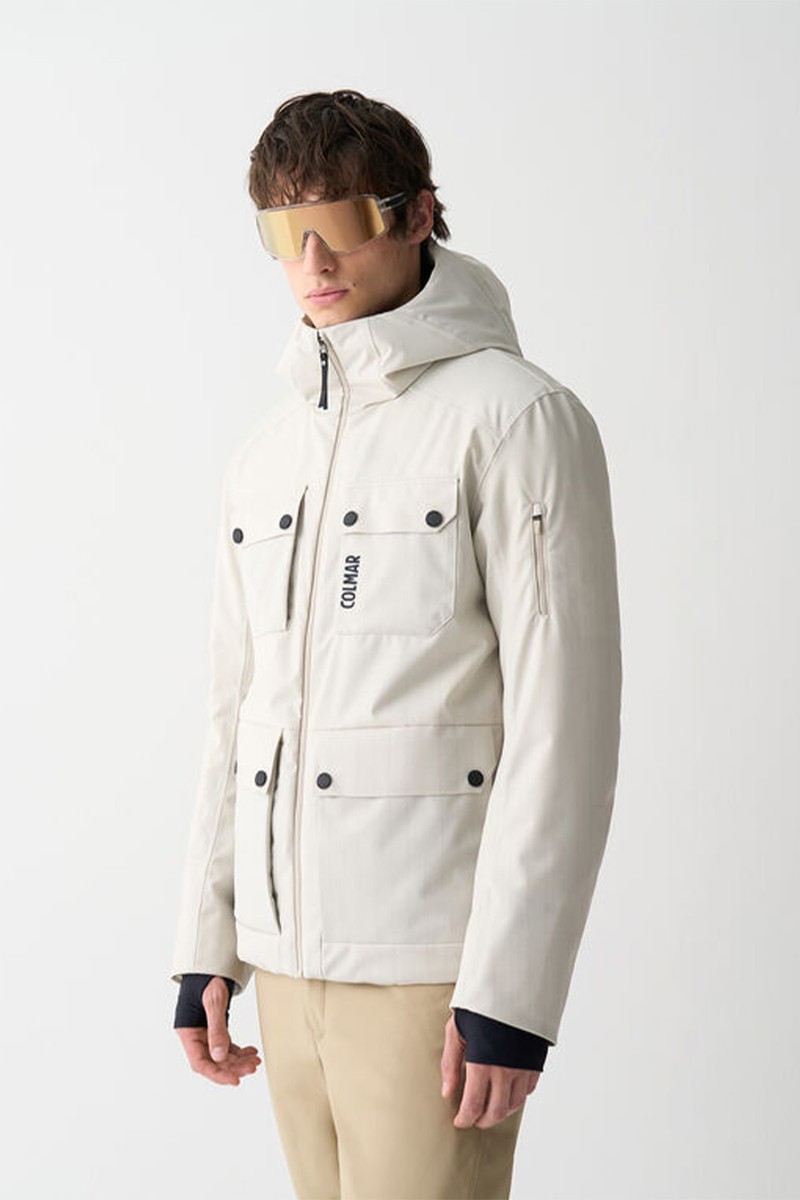 Pinstripe Fabric Ski Jacket from Colmar