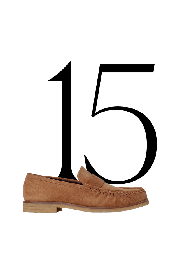 Gathered Suede Loafers from COS