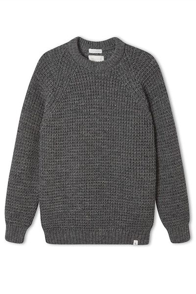 Waffle Crew Neck Jumper