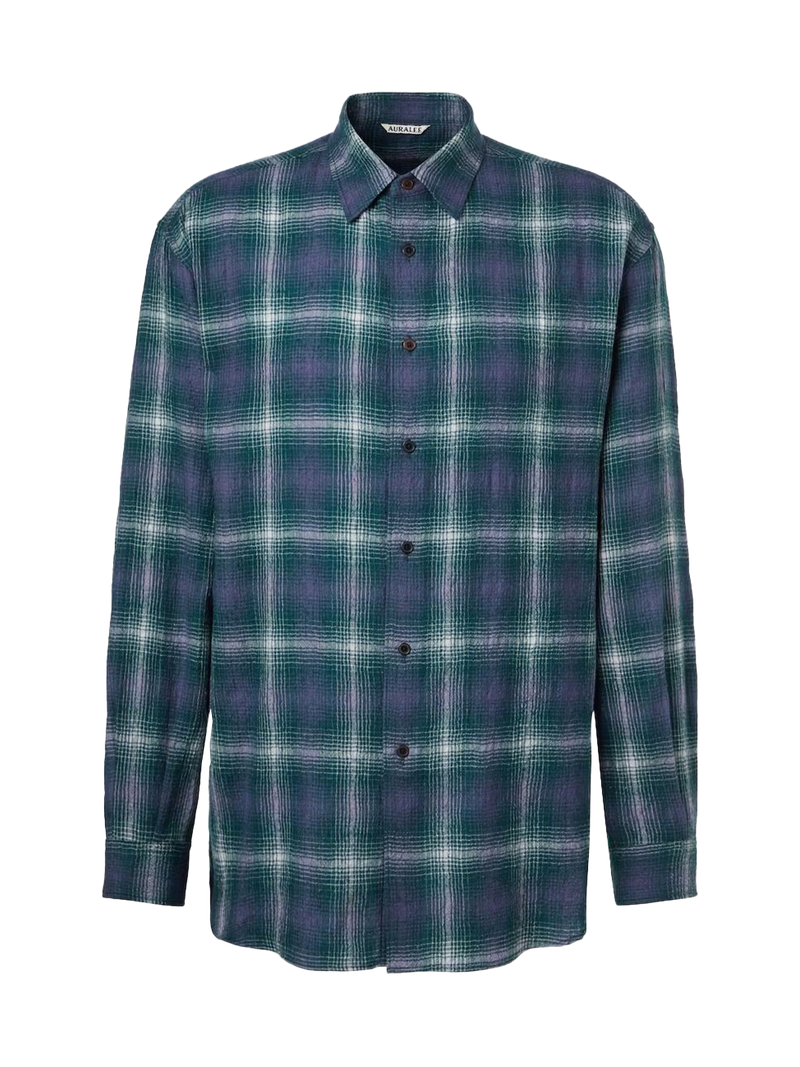 Checked Wool Shirt 