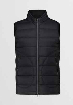 Navy Down Il Gilet Waistcoat  from Herno 