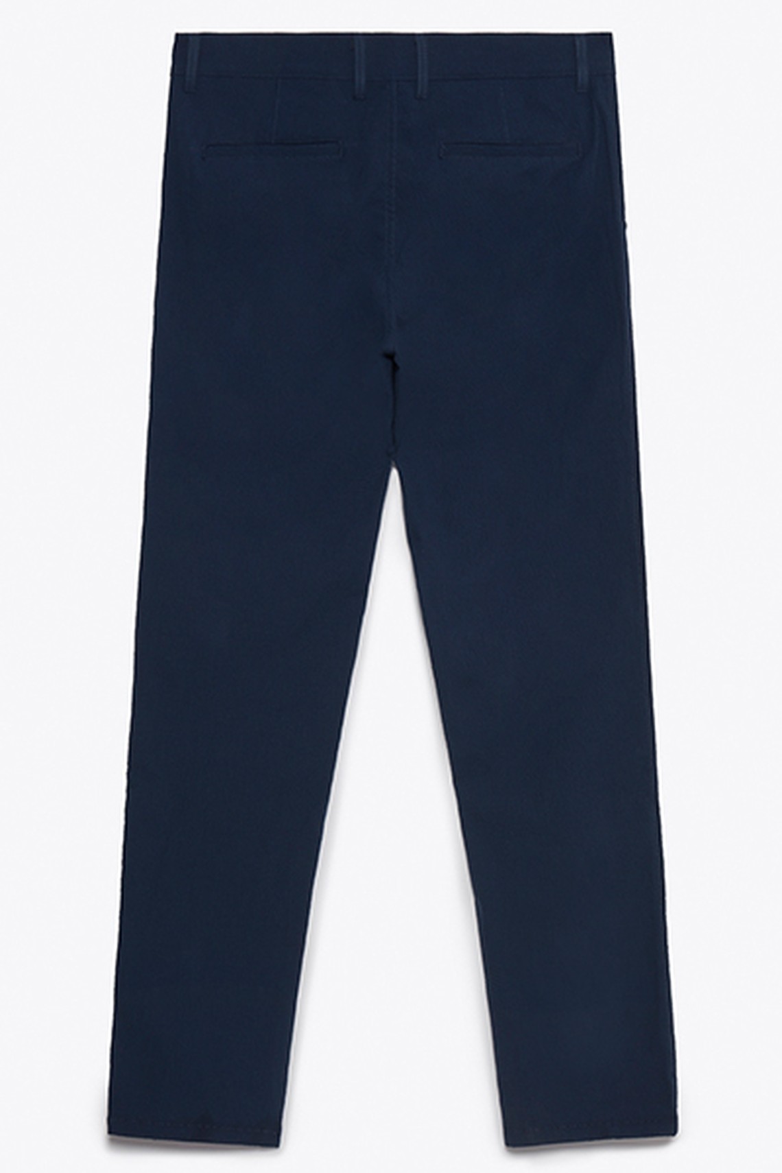 Strood Trouser Navy Horizontal Seersucker