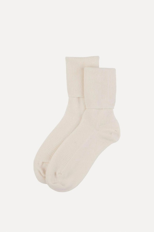 Pure Cashmere Bed Socks from Jasmine Silk