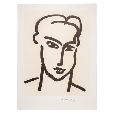 Henri Matisse Grande Tele De Katia Poster from Galerie Maeght