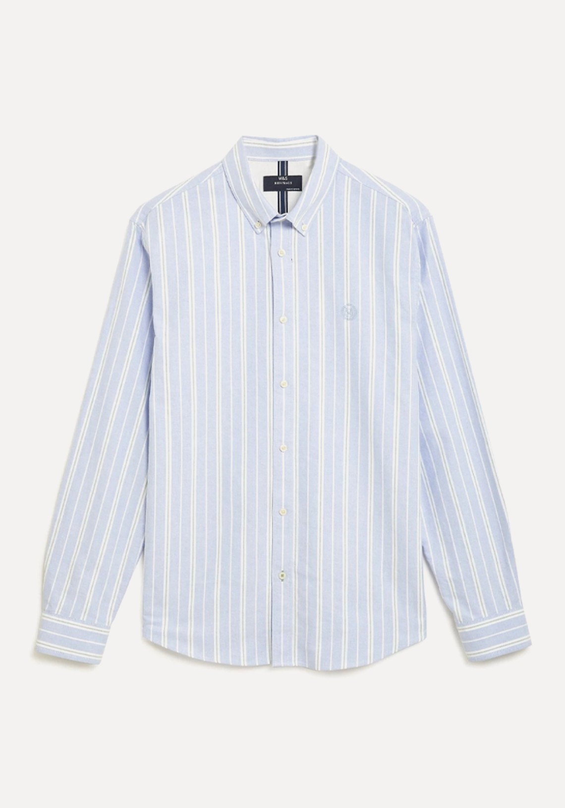 Pure Cotton Striped Oxford Shirt