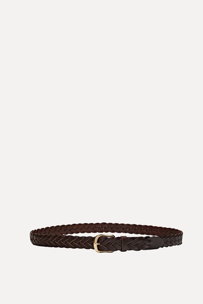 Braided Leather Belt from Massimo Dutti