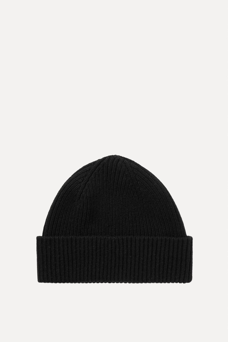 Ribbed Wool Beanie from MR P.