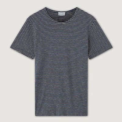 Fine Stripe Short Sleeve T Shirt