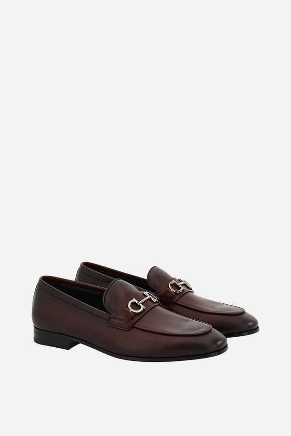 Loafers With Gancini Detail