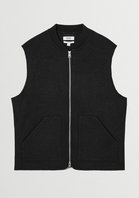  Boiled-Wool Gilet from COS